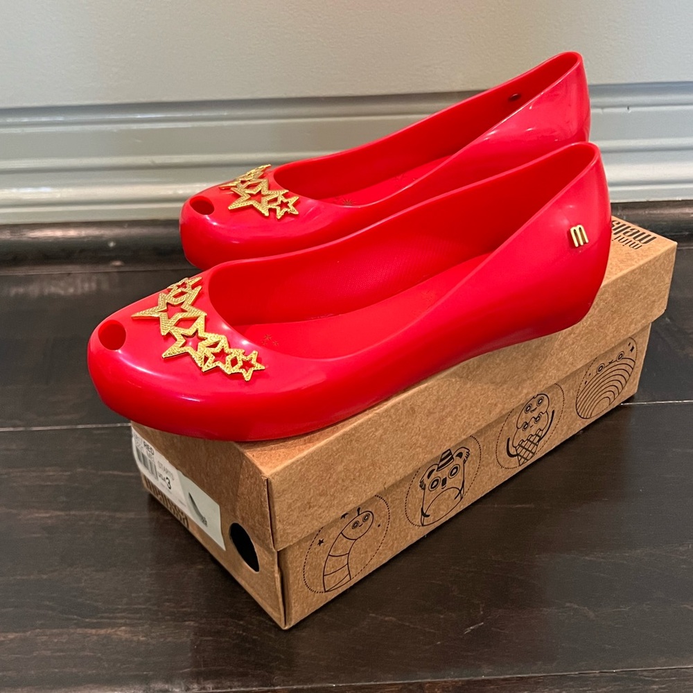 EUC Mini Melissa ballerina shoes
